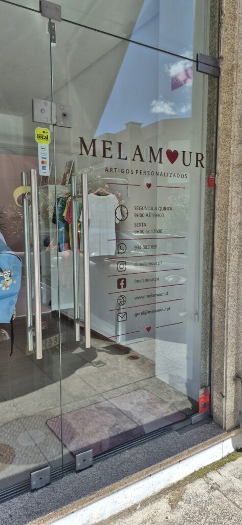 Melamour decoração de montra